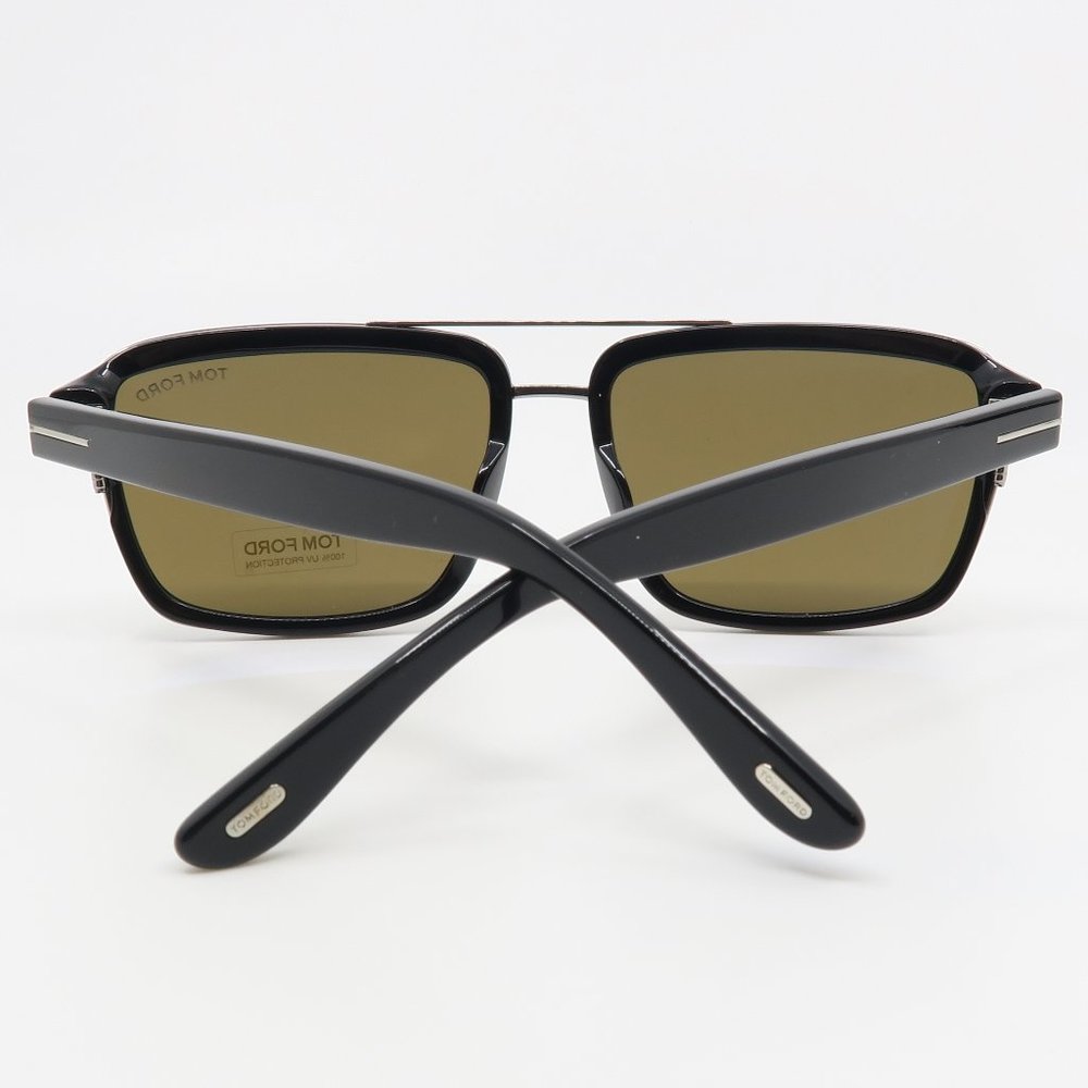 Tom Ford TF780 01J New Black/ Brown ANDERS Men's Sunglasses 58mm with box - Picture 6 of 7
